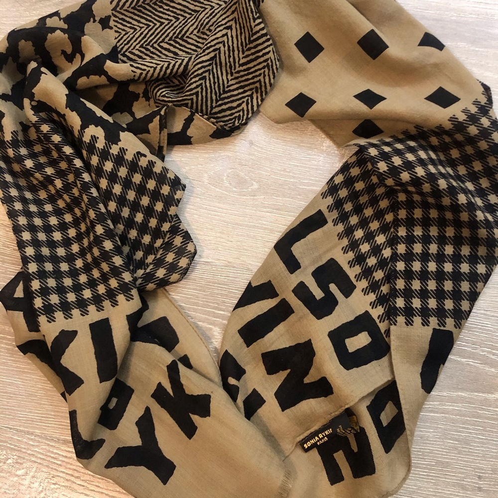SONIA RYKIEL Silk Wool scarf